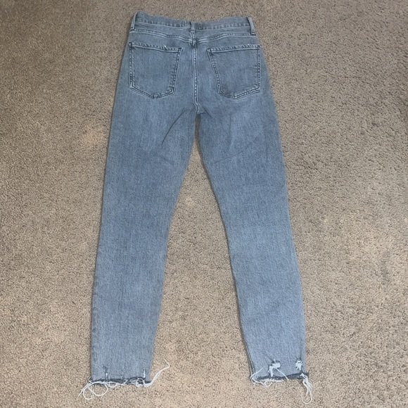 AGOLDE Nico High Rise Slim Jeans Risk Grey Stone Wash 26 - Picture 7 of 10